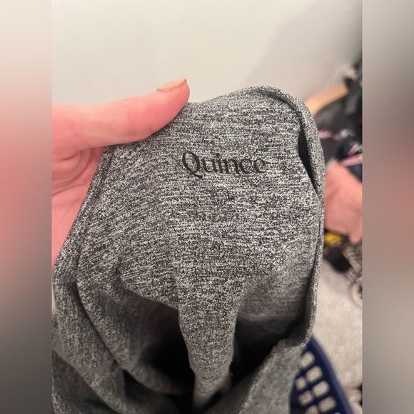 Quince Ultra High Rise Legging Size Large Grey Marled - Picture 4 of 4